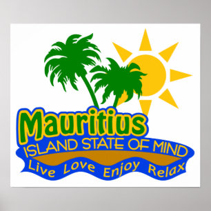 Poster do estado de ânimo de Maurícia