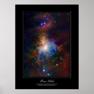 Poster do estilo galeria Orion Nebula