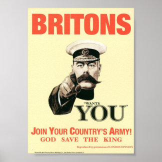 Poster do Exército Britânico