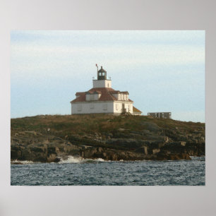 Poster do farol da rocha do ovo