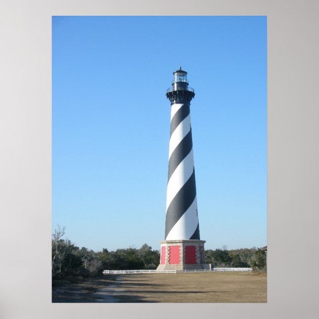 Poster do Farol de Cape Hatteras (Frente)