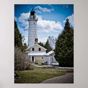 Poster do farol de Door County