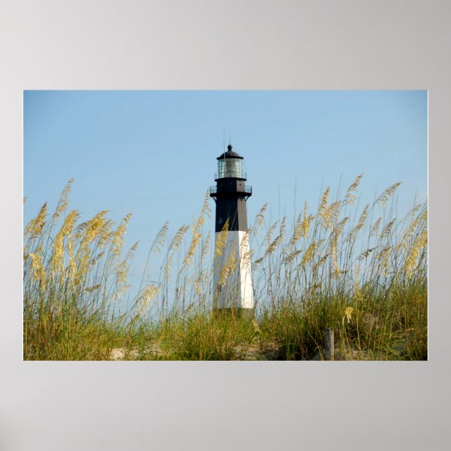 Poster do Farol de Tybee Island (Frente)