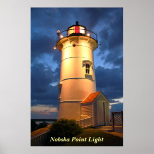 Poster do farol do ponto de Nobska