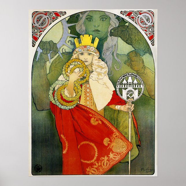 Poster do Festival Alphonse Mucha Sokol (Frente)