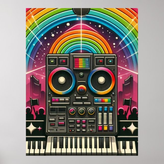 Poster do Festival de Música (Frente)