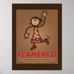 Poster do FLAMENCO (versão inglesa)