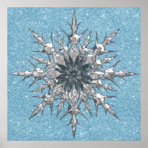 Poster do floco de neve