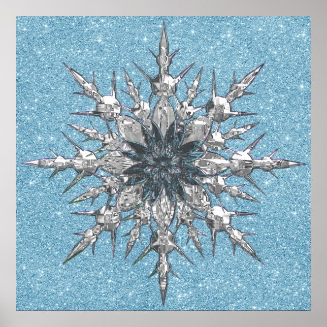 Poster do floco de neve (Frente)