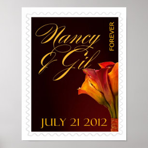 Poster do Forever Personalizado para o casamento