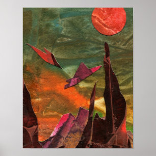 Poster Do "formulários de vida estrangeiros dos pássaro