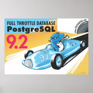 Poster do gigante de PostgreSQL 9,2