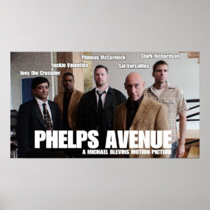 Poster do grupo da avenida de Phelps
