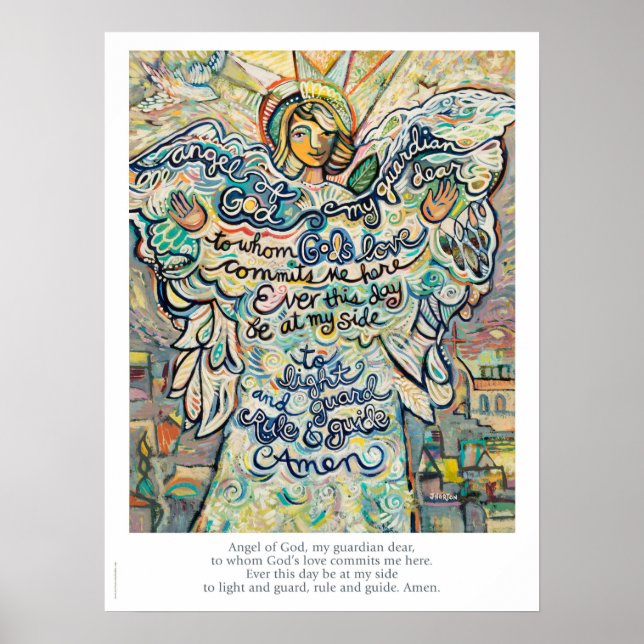 Poster do Guardian Angel Prayer (Frente)