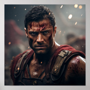 Poster do Guerreiro Spartacus Prin de Gladiador