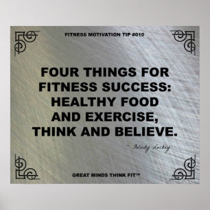 Poster do Gym para a motivação #010 da malhaçã