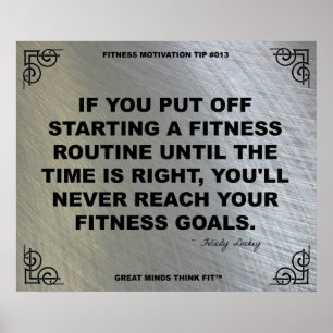 Poster do Gym para a motivação #013 da malhaçã