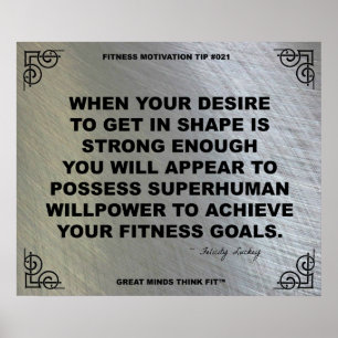 Poster do Gym para a motivação #021 da malhaçã