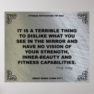 Poster do Gym para a motivação #027 da malhaçã