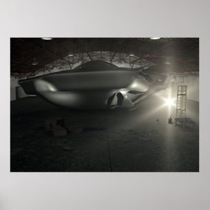 Poster do hangar do UFO de Roswell