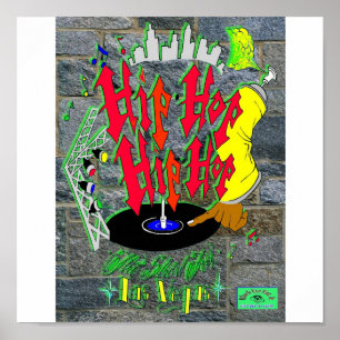 Poster do hip-hop do hip-hop