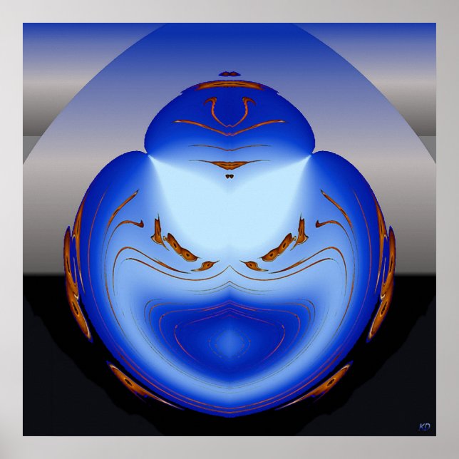 Poster do homem do Cyber (Frente)