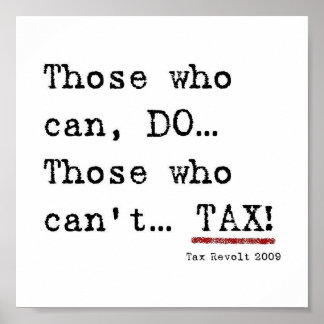 Poster do Imposto Revolta 2009
