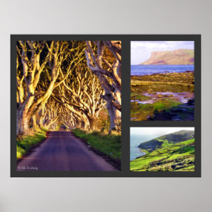 Poster do impressão da arte de Antrim