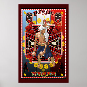 Poster do impressão da arte do dançarino dos