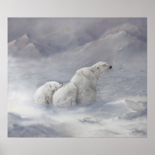 Póster Do "impressão UV das canvas primeiro inverno"