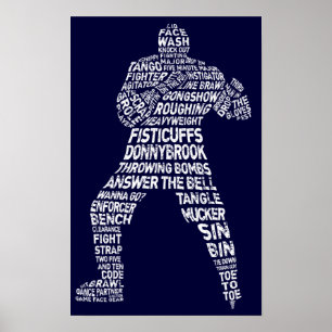 Poster do impulsionador do hóquei