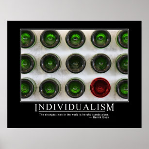 Poster do individualismo