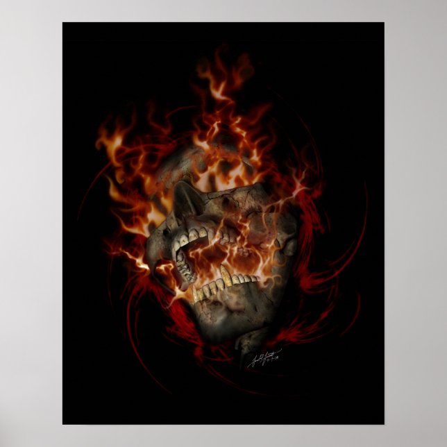 Poster do Inferno Fogo 16x20 (Frente)