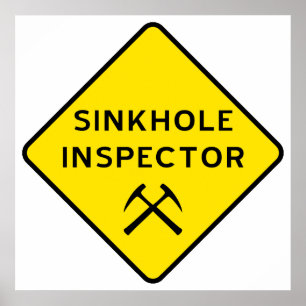 Poster do Inspetor de Sinkhole