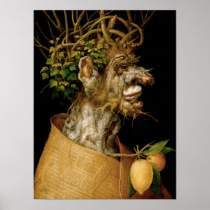 Poster do inverno de Arcimboldo