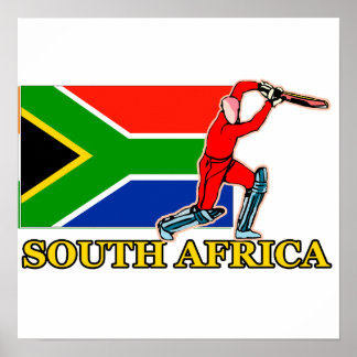 Poster do jogador de críquete da África do Sul