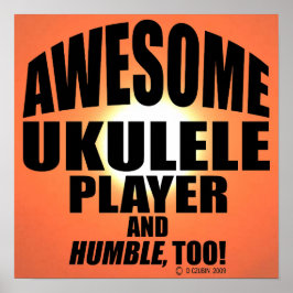 Poster do Jogador Ukulele Incrível