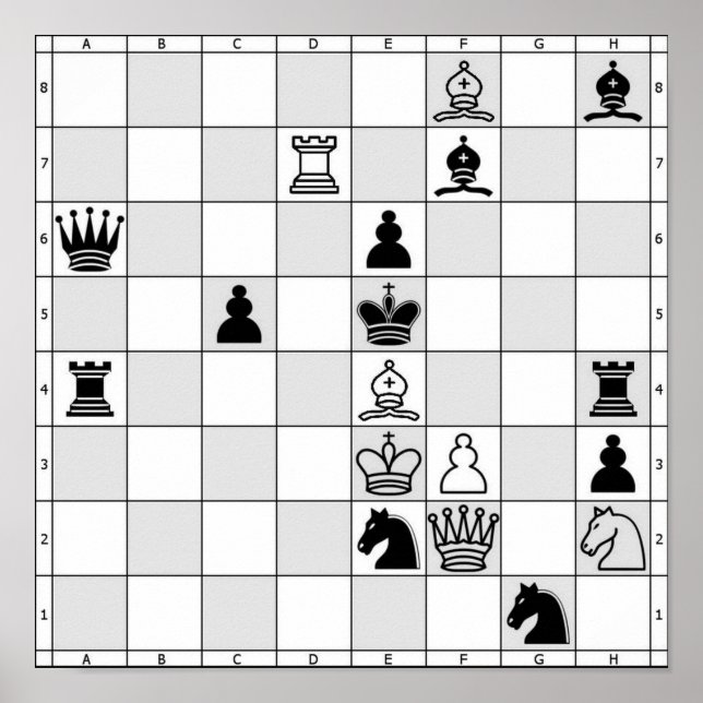 Poster do Jogo Chess (Frente)