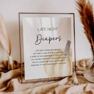 Poster do Jogo de Chá do Fralda Noite Atrasado