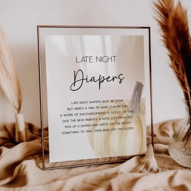 Poster do Jogo de Chá do Fralda Noite Atrasado (Criador carregado)