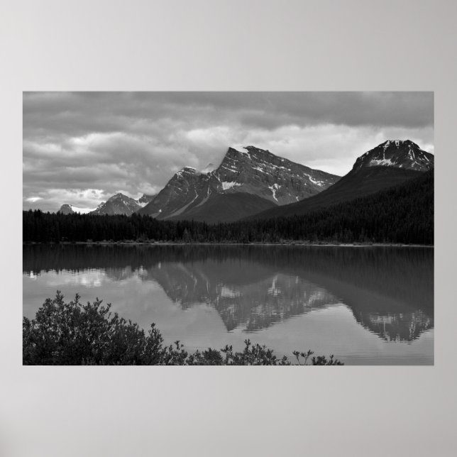 Poster do lago canadense (Frente)