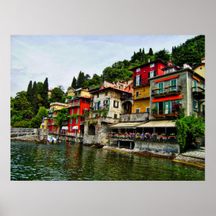 Poster do lago COMO Italia