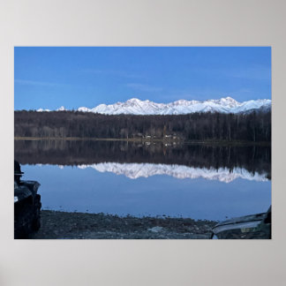 Poster do Lago de 1700 no Alasca @3dudes1life