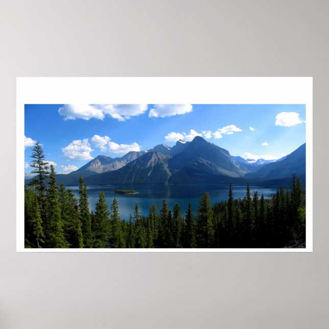 Poster do Lago de Kananaskis Superior (Frente)