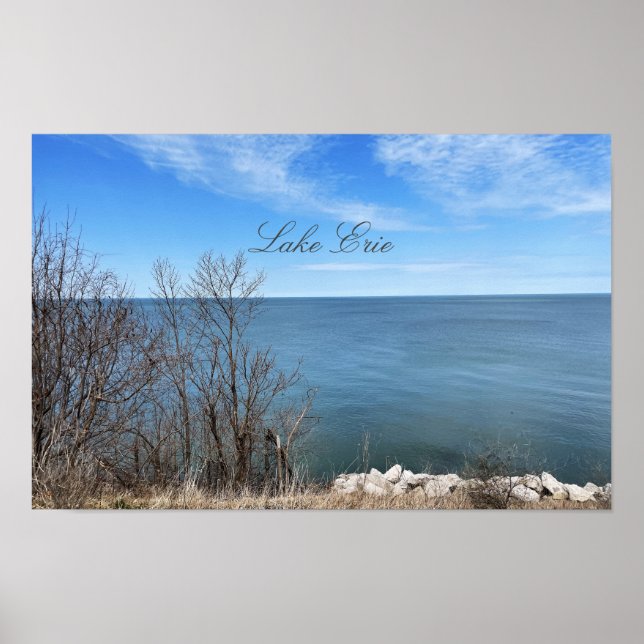 Poster do Lago Erie Photo (Frente)