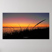 Poster do Lago Michigan Sunset