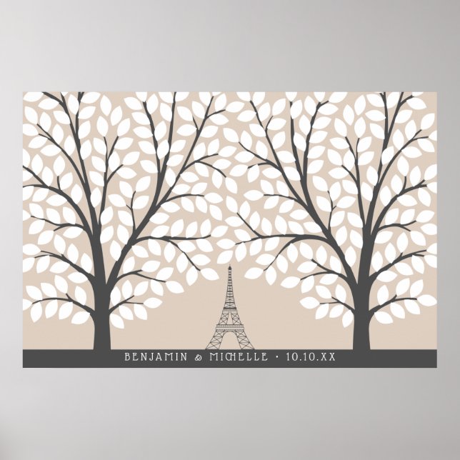 Poster do Livro Convidado de Paris - 250 assinatur (Frente)