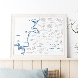 Poster do Livro Convidado do Mapa Moderno do New Y