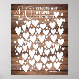 Poster do Livro de Convidado Russo aniversário de 