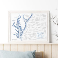 Poster do Livro de Convidados do Moderno Mapa da C